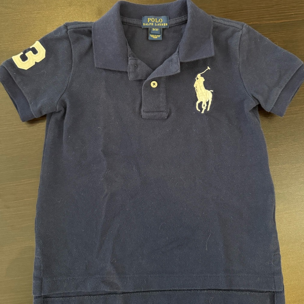 Polo by Ralph Lauren Blue Polo Shirt with Iconic Logo